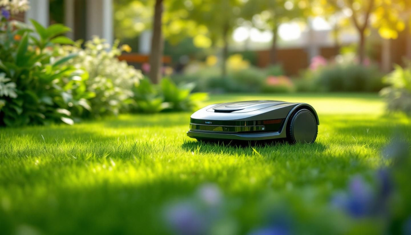 Comment optimiser l'efficacité d'un robot tondeuse pour petits espaces ?